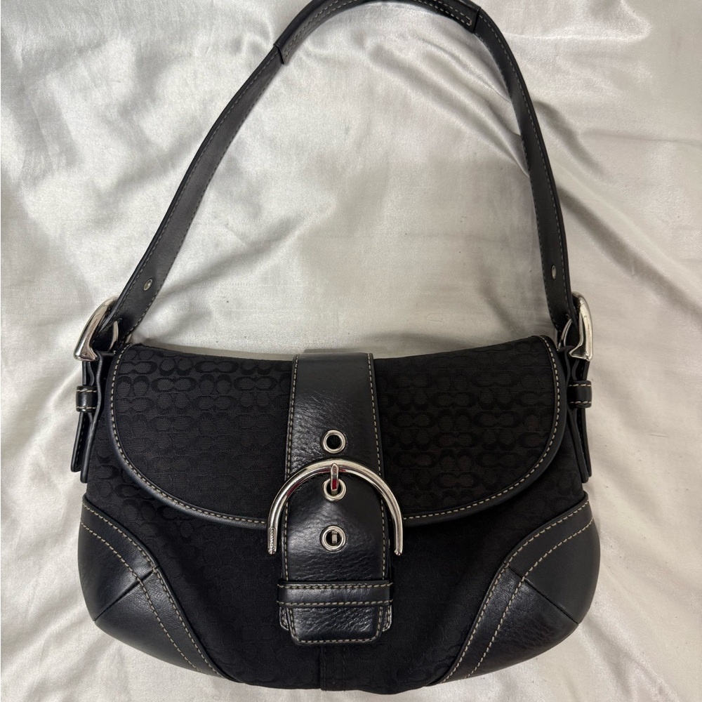 Coach Black Y2K Soho Hobo Bag